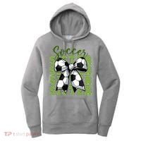 Soccer Sister Coquette Bow Cute Mom Women's Hoodie thumb 0