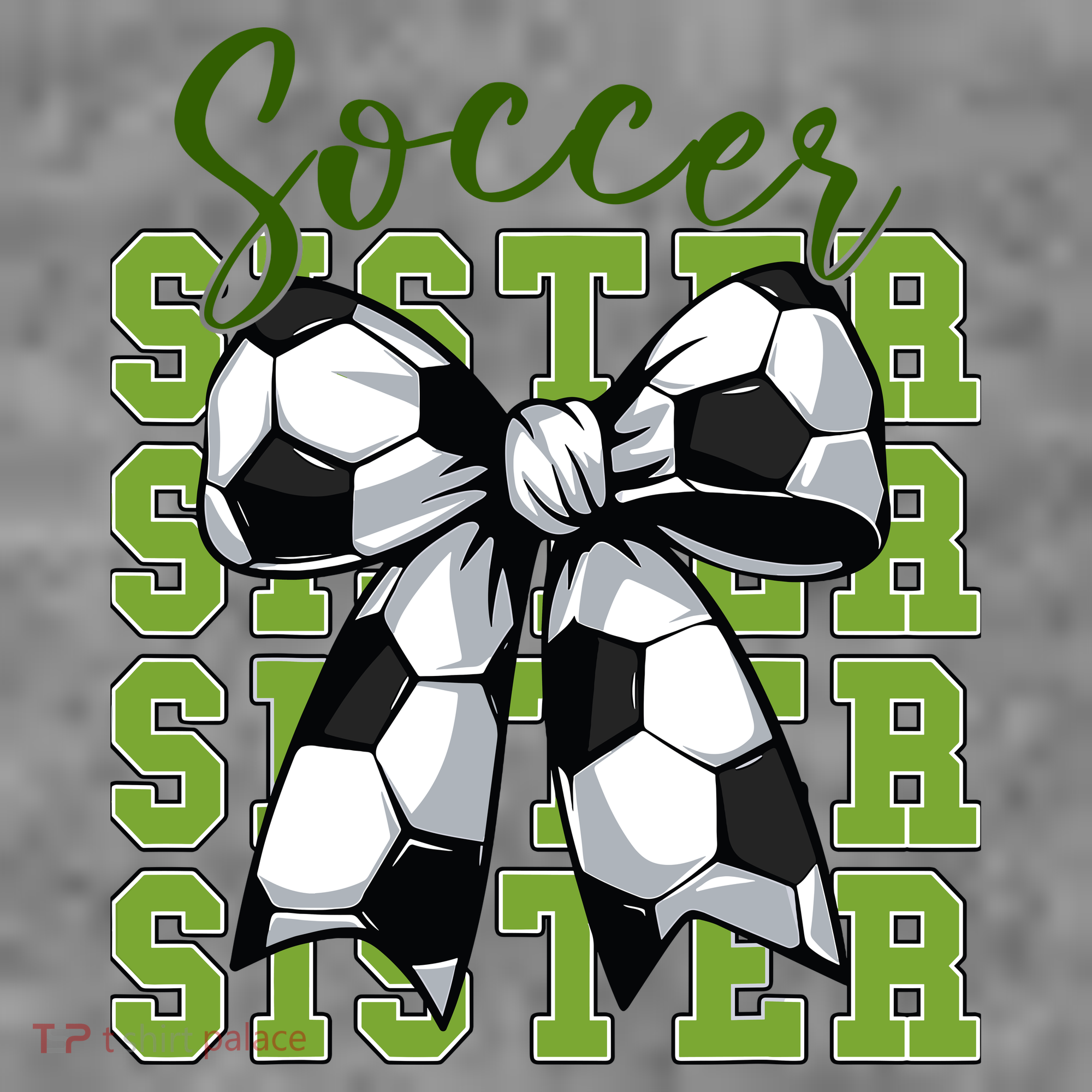 Soccer Sister Coquette Bow Cute Mom Kids Sweatshirt