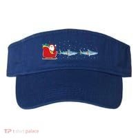 Shark Santa Christmas Sleigh Funny Shark Xmas Gift Visor thumb 0