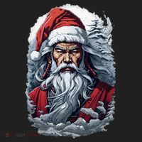 Samurai Santa Claus Women's Sweatshirt thumb 2