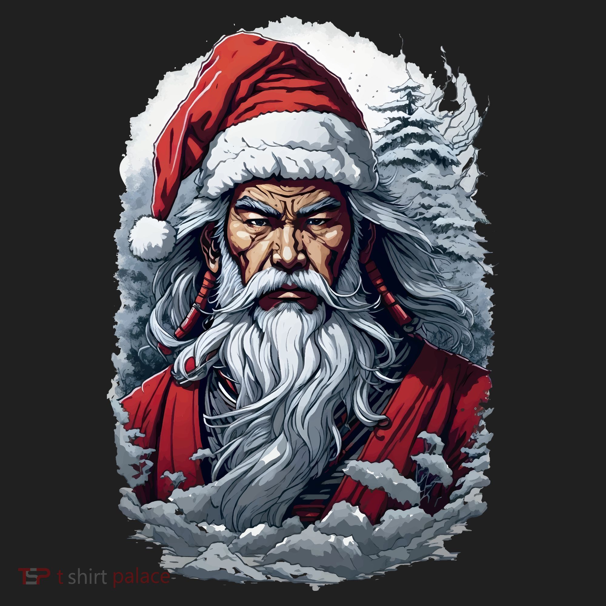 Samurai Santa Claus Women's Sweatshirt