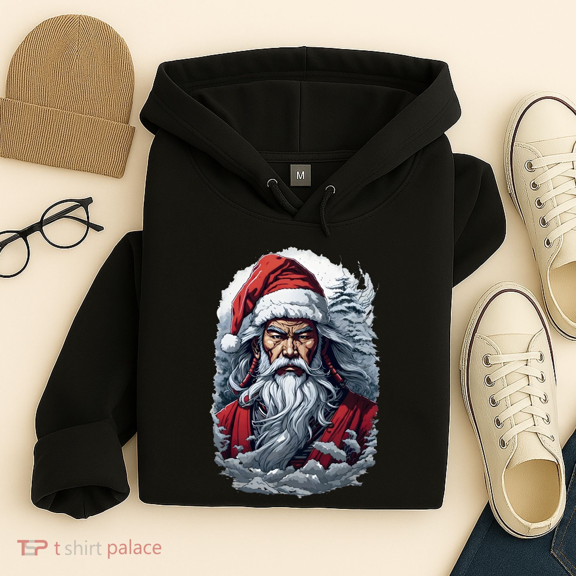 Samurai Santa Claus Hoodie