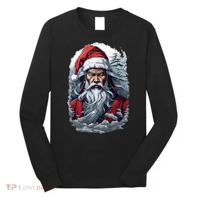 Samurai Santa Claus Long Sleeve Shirt