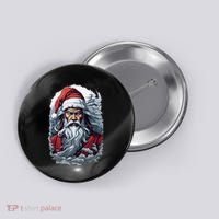Samurai Santa Claus Button thumb 0