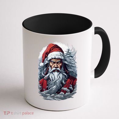 Samurai Santa Claus Coffee Mug back