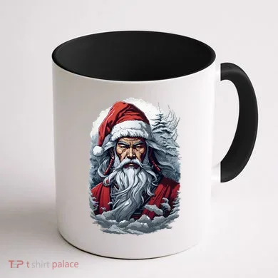 Samurai Santa Claus Coffee Mug back