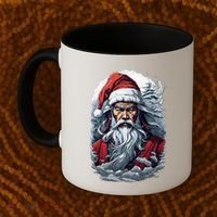 Samurai Santa Claus Coffee Mug thumb 2