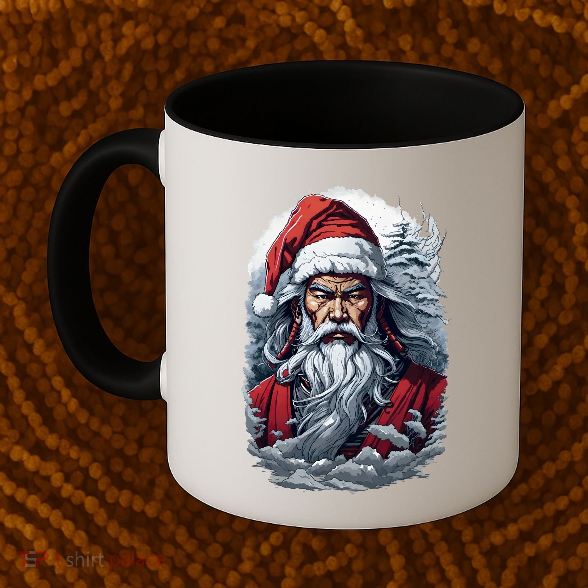 Samurai Santa Claus Coffee Mug