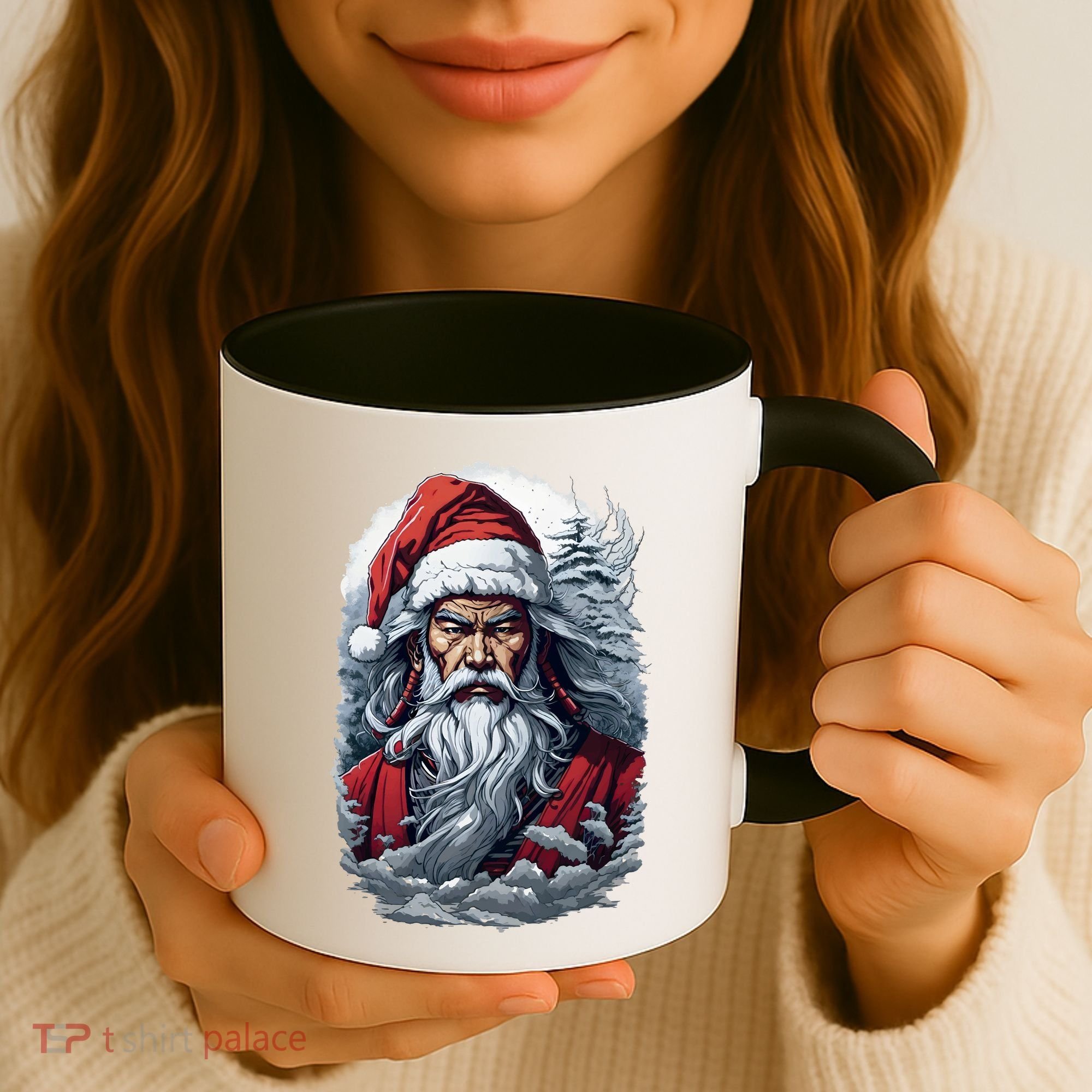 Samurai Santa Claus Coffee Mug