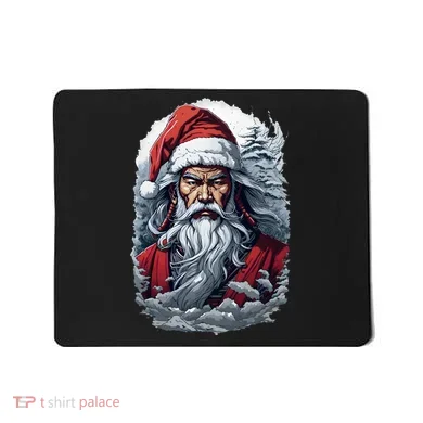Samurai Santa Claus Mousepad