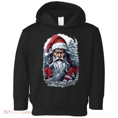 Samurai Santa Claus Toddler Hoodie