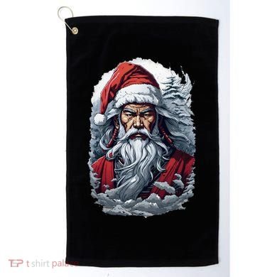Samurai Santa Claus Golf Towel