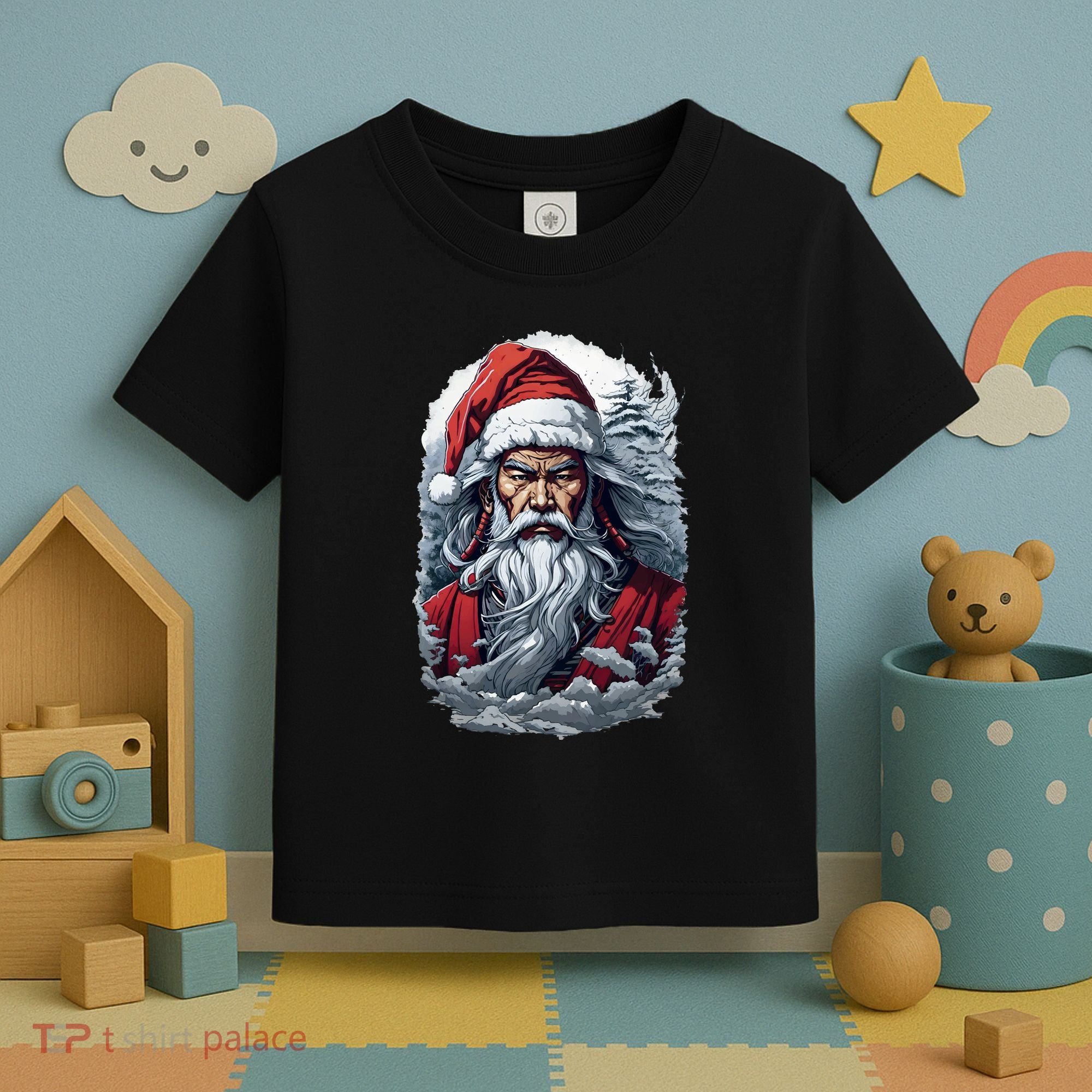 Samurai Santa Claus Toddler T-Shirt