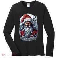 Samurai Santa Claus Women's Long Sleeve Shirt thumb 0
