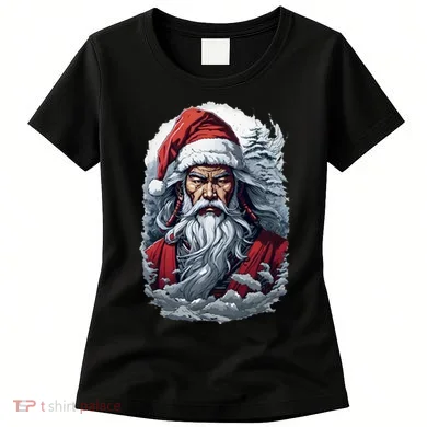 Samurai Santa Claus Women's T-Shirt