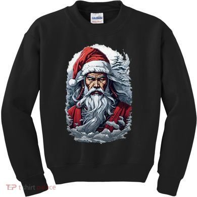 Samurai Santa Claus Kids Sweatshirt