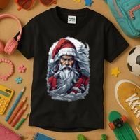 Samurai Santa Claus Kids T-Shirt thumb 3