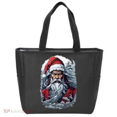 Samurai Santa Claus Tote Bag