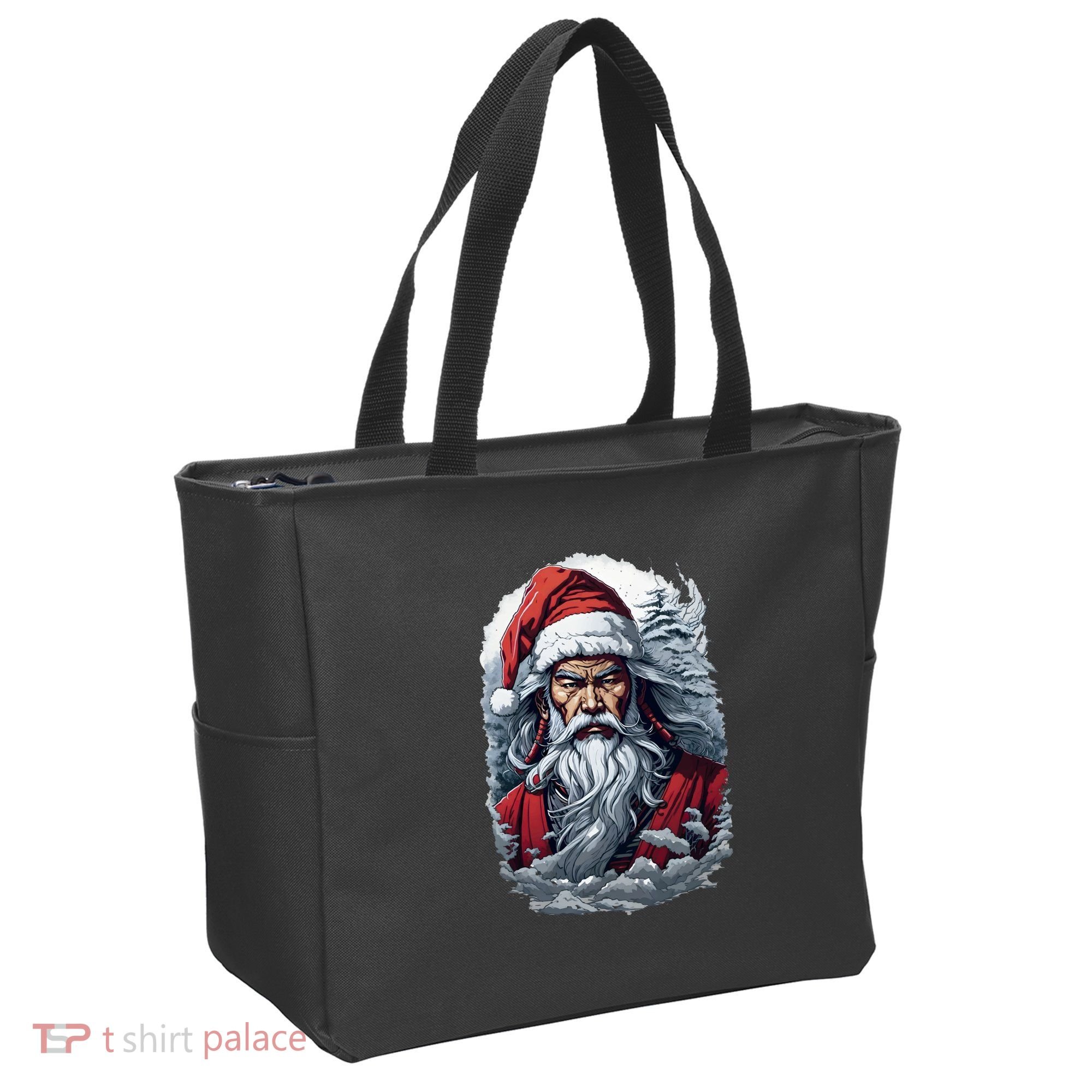 Samurai Santa Claus Tote Bag