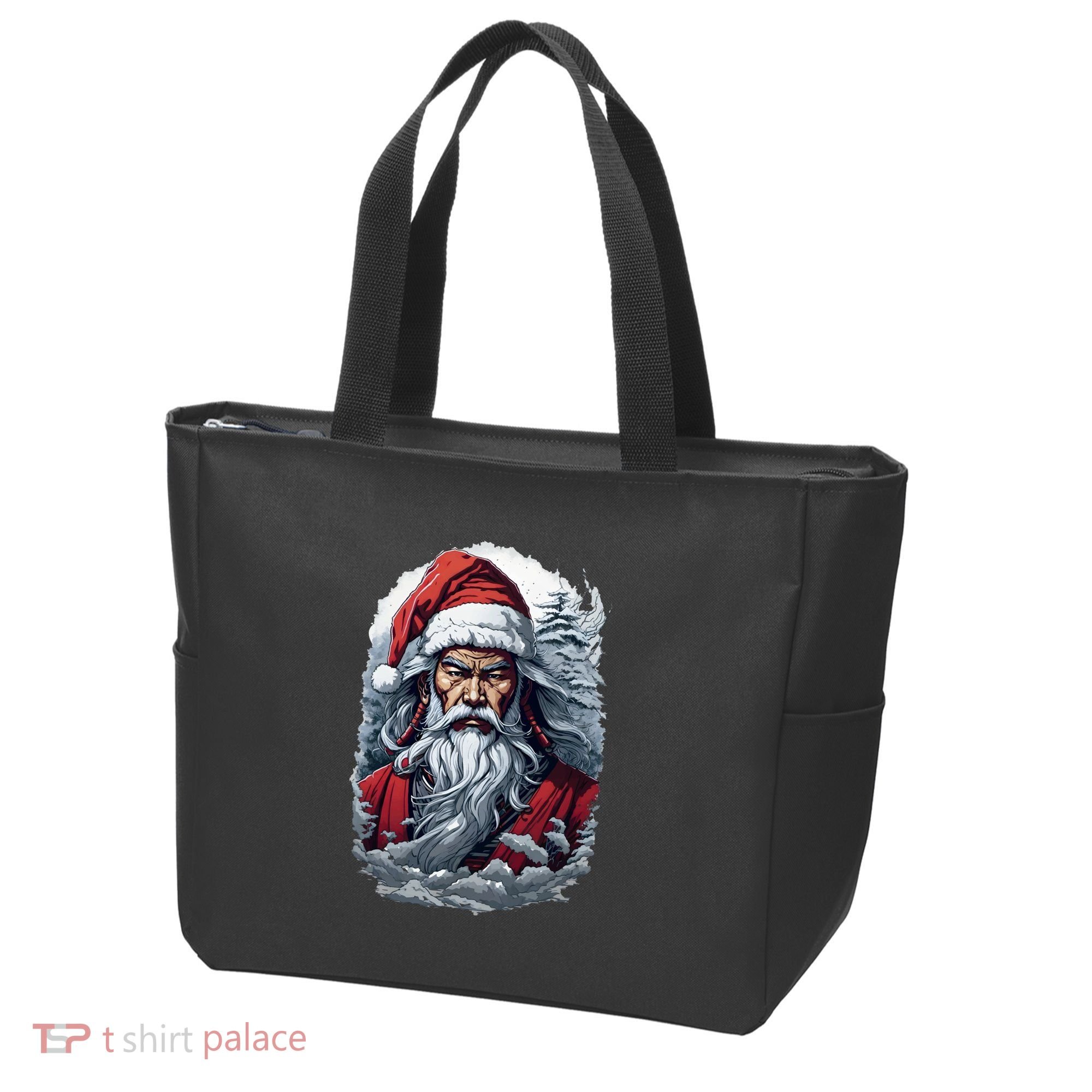 Samurai Santa Claus Tote Bag