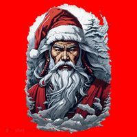 Samurai Santa Claus Santa Hat thumb 1