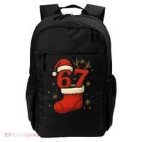 Six Seven Christmas 67 Stocking Santa Reindeer Backpack thumb 0