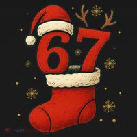 Six Seven Christmas 67 Stocking Santa Reindeer Backpack thumb 2
