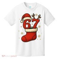 Six Seven Christmas 67 Stocking Santa Reindeer Kids T-Shirt thumb 0