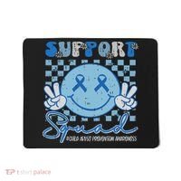 Support Squad Child Abuse Prevention Awareness Smile Face Mousepad thumb 0