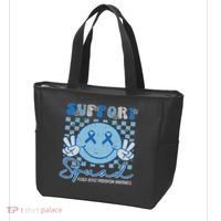 Support Squad Child Abuse Prevention Awareness Smile Face Tote Bag thumb 3