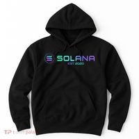 Solana Sol Coin Crypto Logo Blockchain Solana Hoodie thumb 0