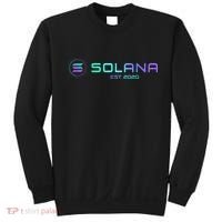 Solana Sol Coin Crypto Logo Blockchain Solana Sweatshirt thumb 0