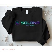Solana Sol Coin Crypto Logo Blockchain Solana Sweatshirt thumb 2