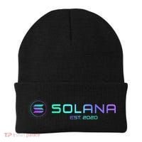 Solana Sol Coin Crypto Logo Blockchain Solana Beanie thumb 0
