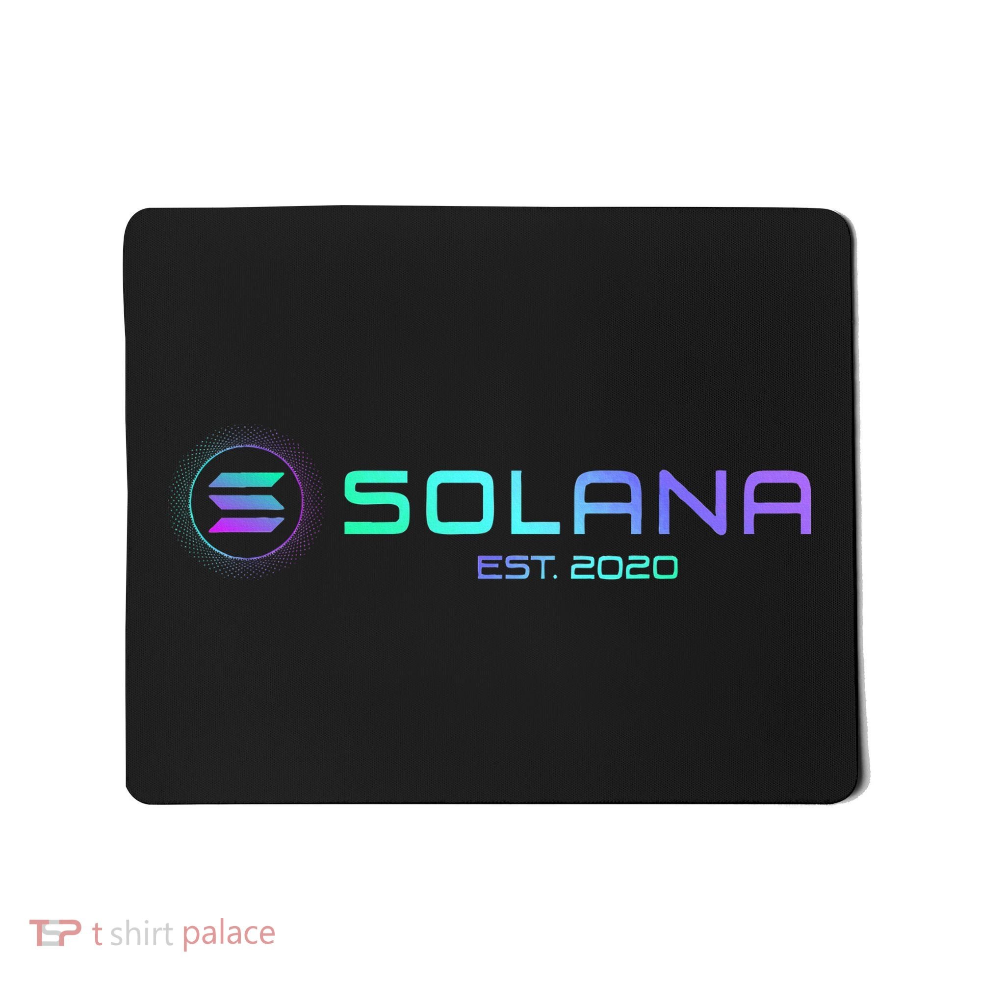 Solana Sol Coin Crypto Logo Blockchain Solana Mousepad