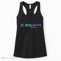 Solana Sol Coin Crypto Logo Blockchain Solana Women's Tank Top thumb 0