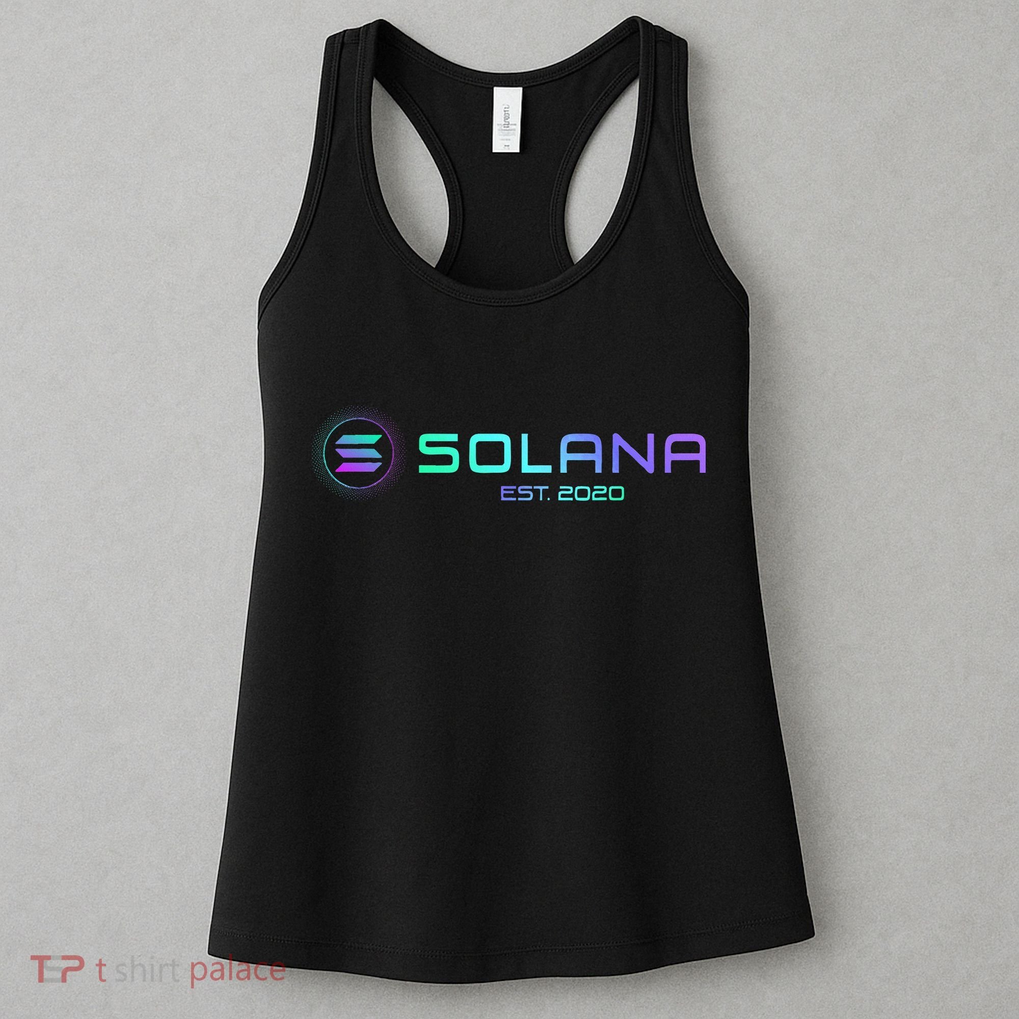 Solana Sol Coin Crypto Logo Blockchain Solana Women's Tank Top