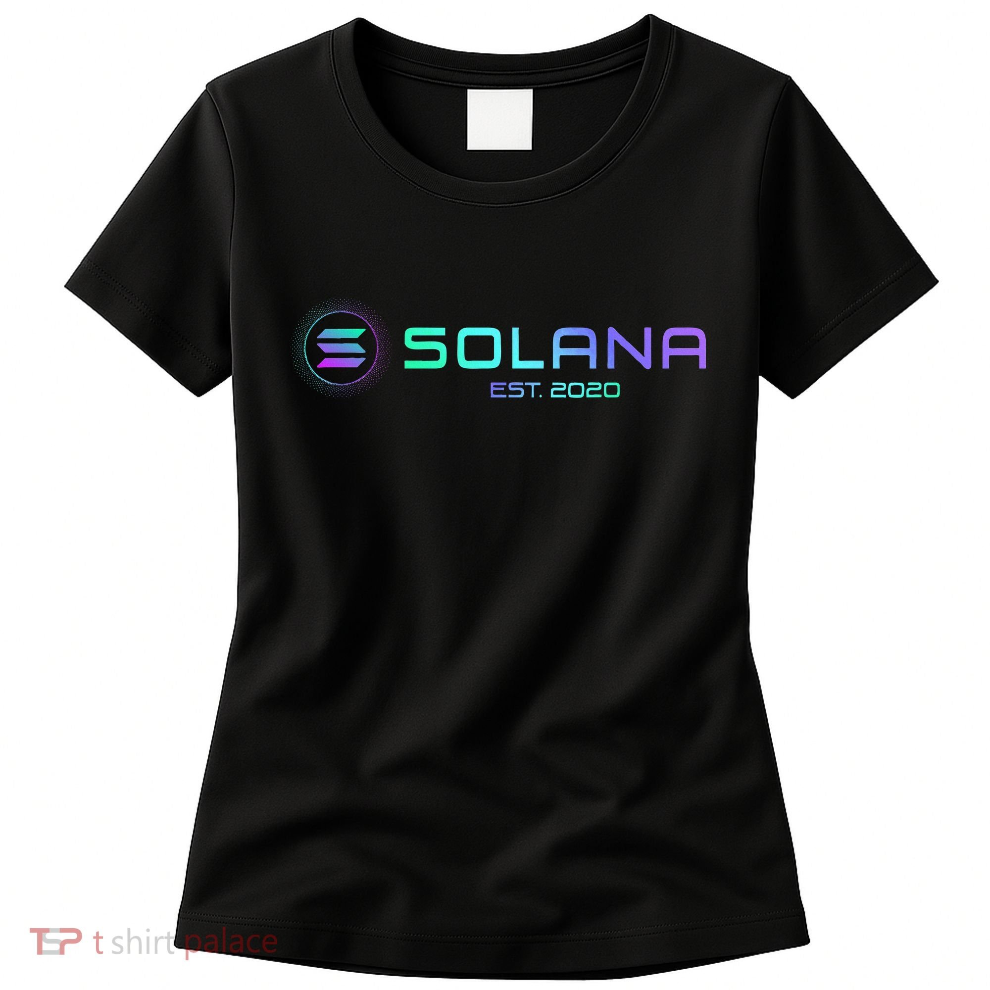 Solana Sol Coin Crypto Logo Blockchain Solana Women's T-Shirt
