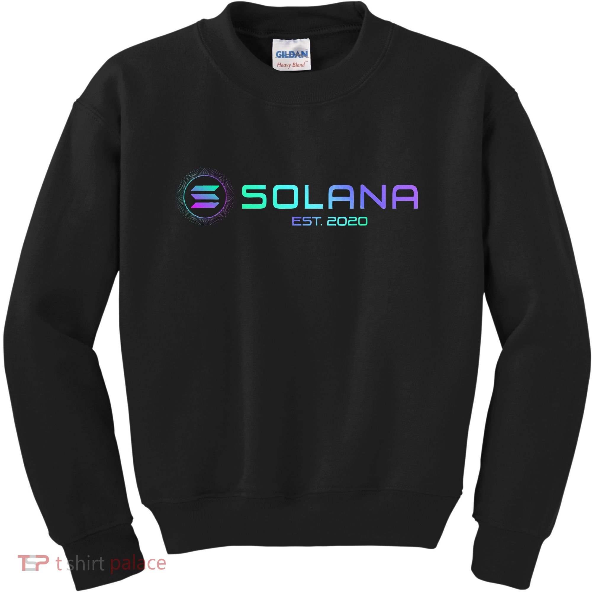 Solana Sol Coin Crypto Logo Blockchain Solana Kids Sweatshirt