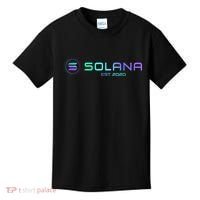 Solana Sol Coin Crypto Logo Blockchain Solana Kids T-Shirt thumb 0
