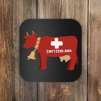 Switzerland Swiss Cow Coaster thumb 0