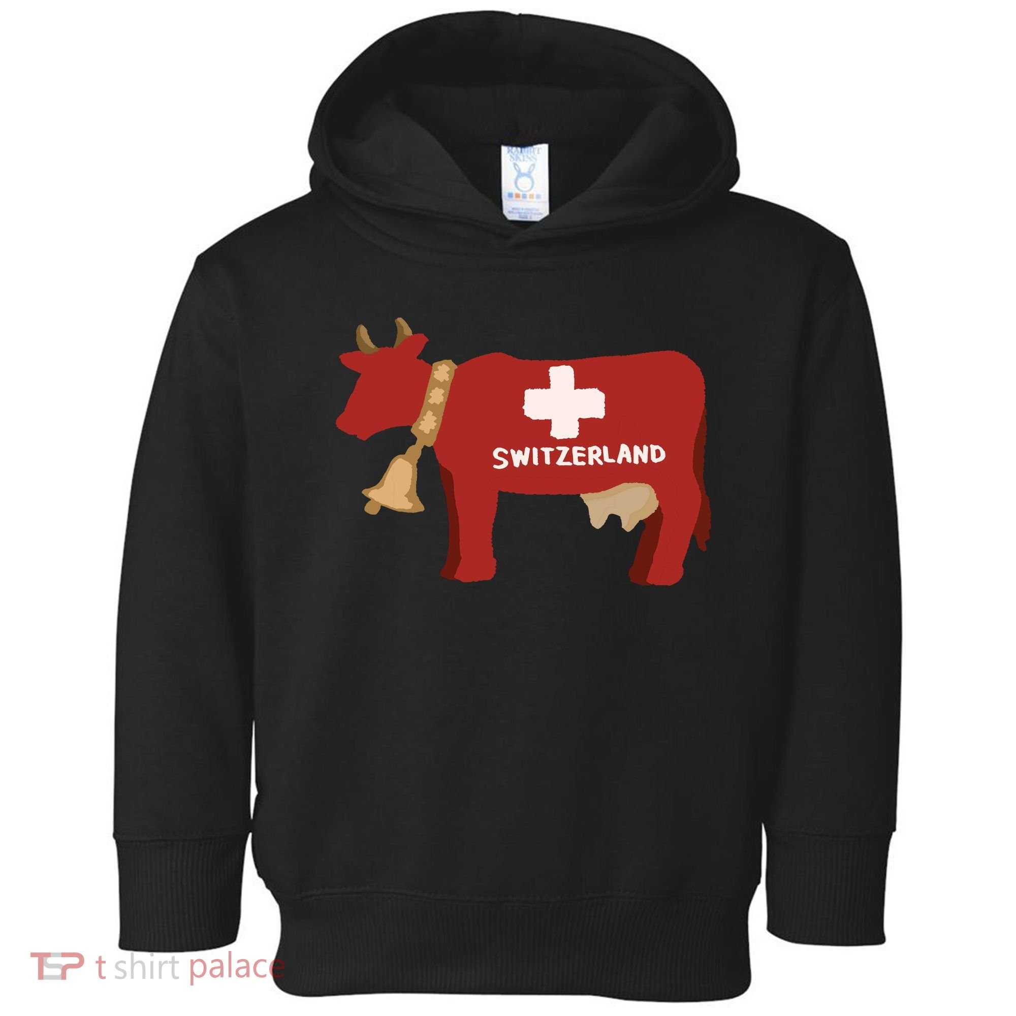 Switzerland Swiss Cow Toddler Hoodie