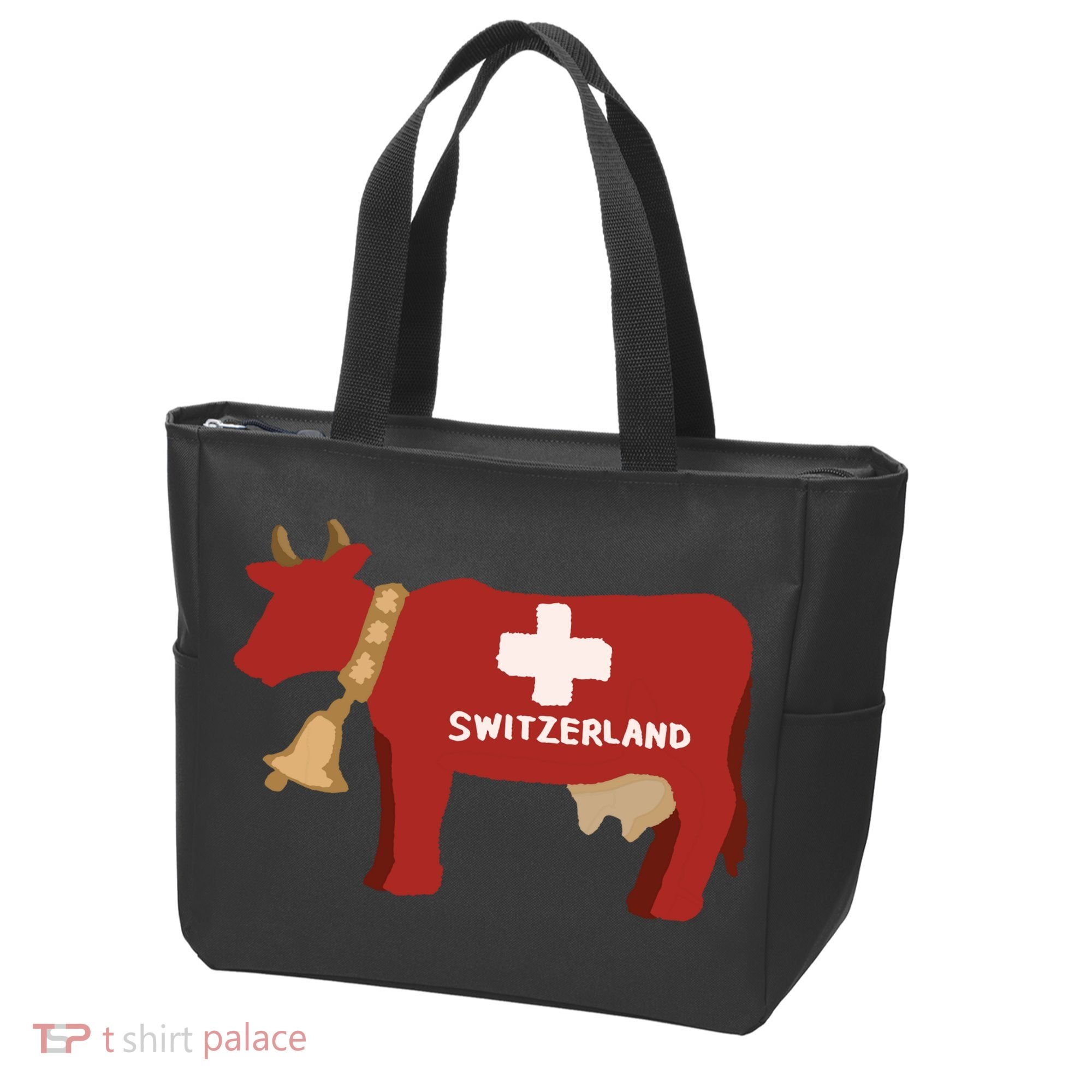 Switzerland Swiss Cow Tote Bag