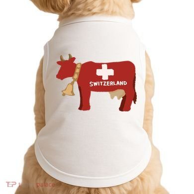 Switzerland Swiss Cow Doggie Tank
