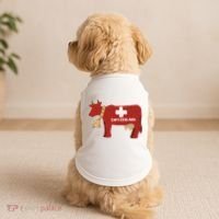 Switzerland Swiss Cow Doggie Tank thumb 2