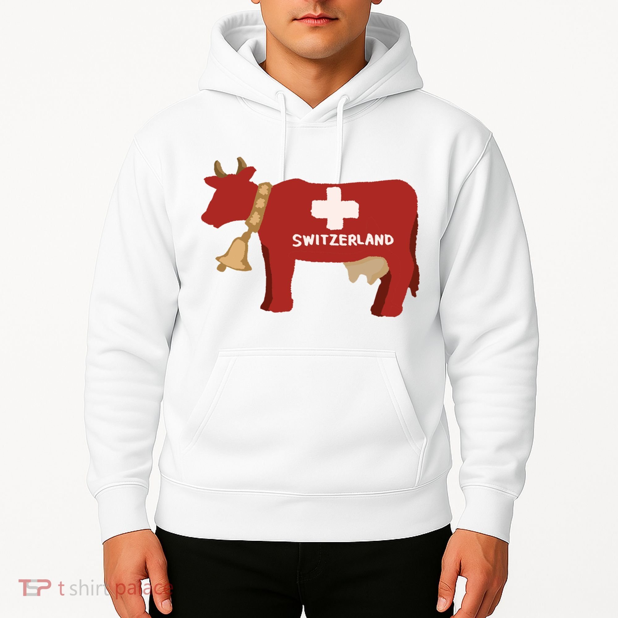Switzerland Swiss Cow Hoodie