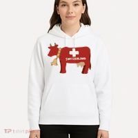 Switzerland Swiss Cow Hoodie thumb 5