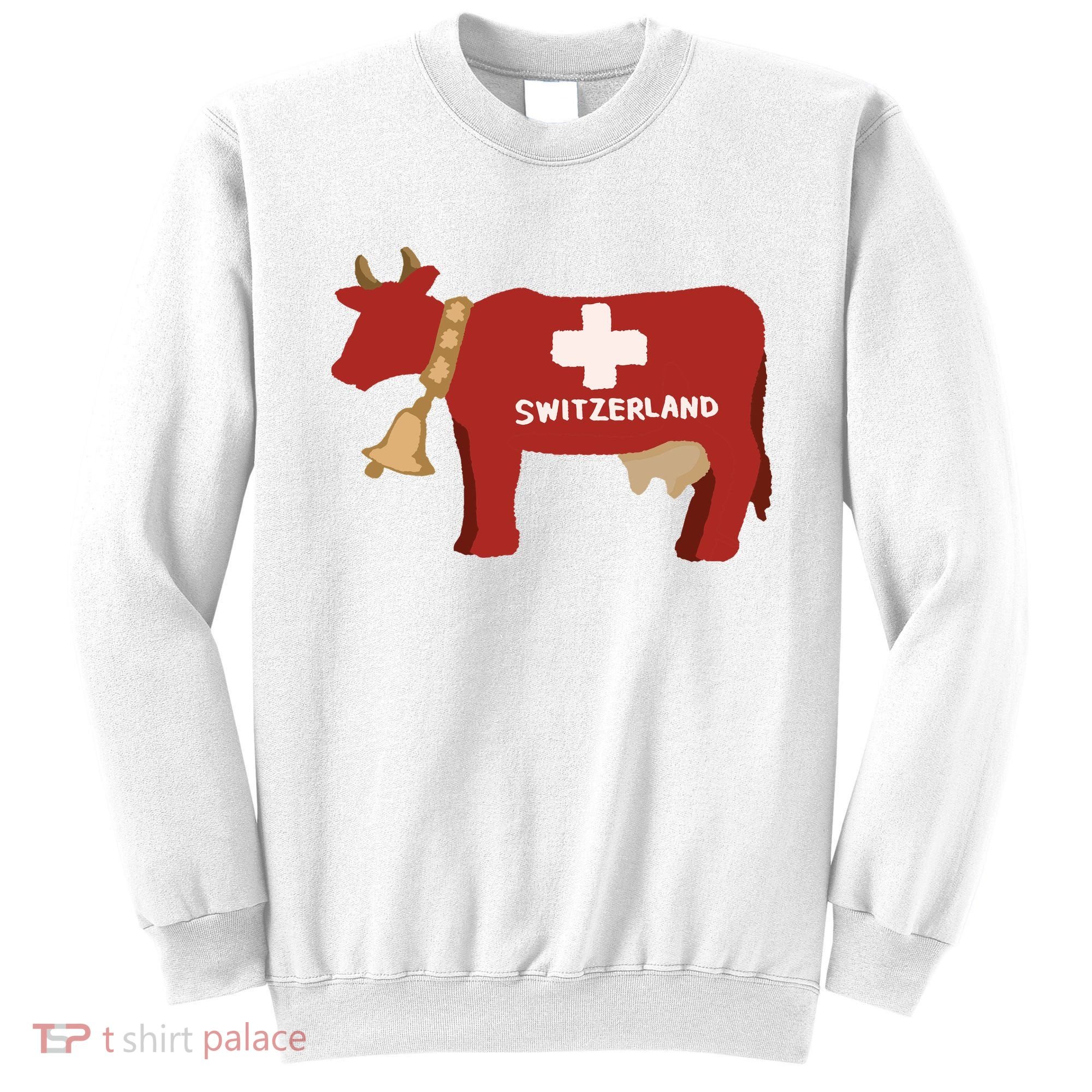 Switzerland Swiss Cow Sweatshirt
