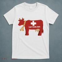 Switzerland Swiss Cow T-Shirt thumb 5