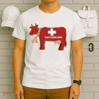 Switzerland Swiss Cow T-Shirt thumb 6